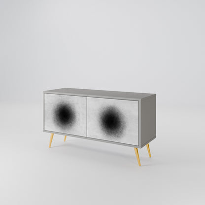 BLACK HOLE Mobile TV Compatto a 2 Ante