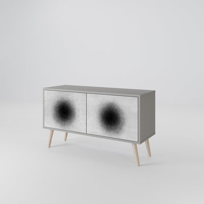 BLACK HOLE Mobile TV Compatto a 2 Ante