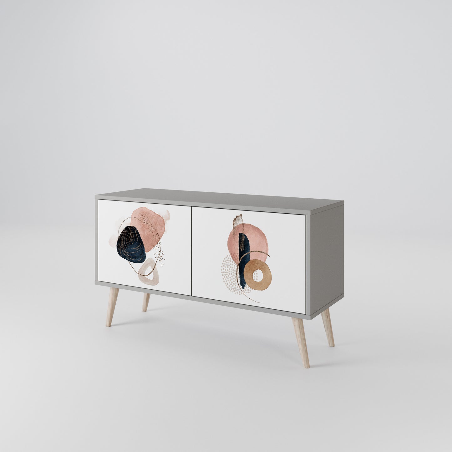 COLORFUL SHAPES Mobile TV Compatto a 2 Ante