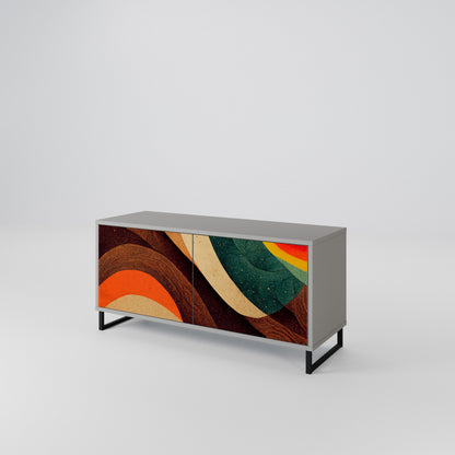 COLORFUL STRANDS Mobile TV Compatto a 2 Ante