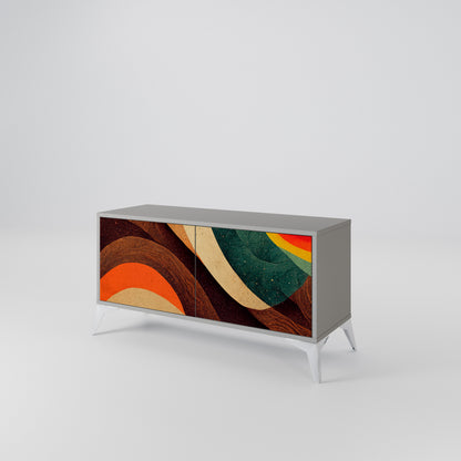 COLORFUL STRANDS Mobile TV Compatto a 2 Ante