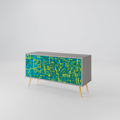NOSTALGIC MEMORIES Compact 2-Door TV Cabinet
