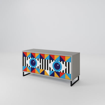 ABSTRACTION AND GEOMETRY Mobile TV Compatto a 2 Ante