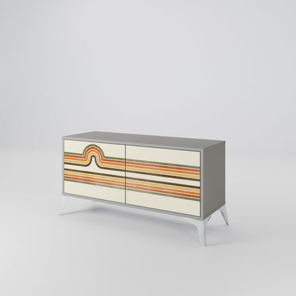 EXCEPTIONAL STREAM Mobile TV Compatto a 2 Ante