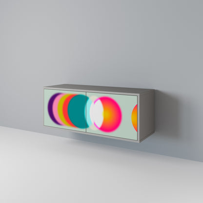 SYMPHONY OF COLORS Mobile TV Compatto a 2 Ante