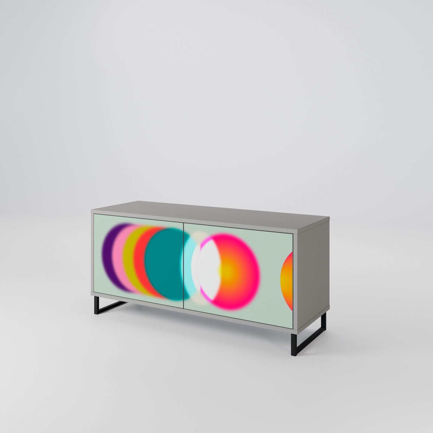 SYMPHONY OF COLORS Compact 2-Door TV Cabinet
