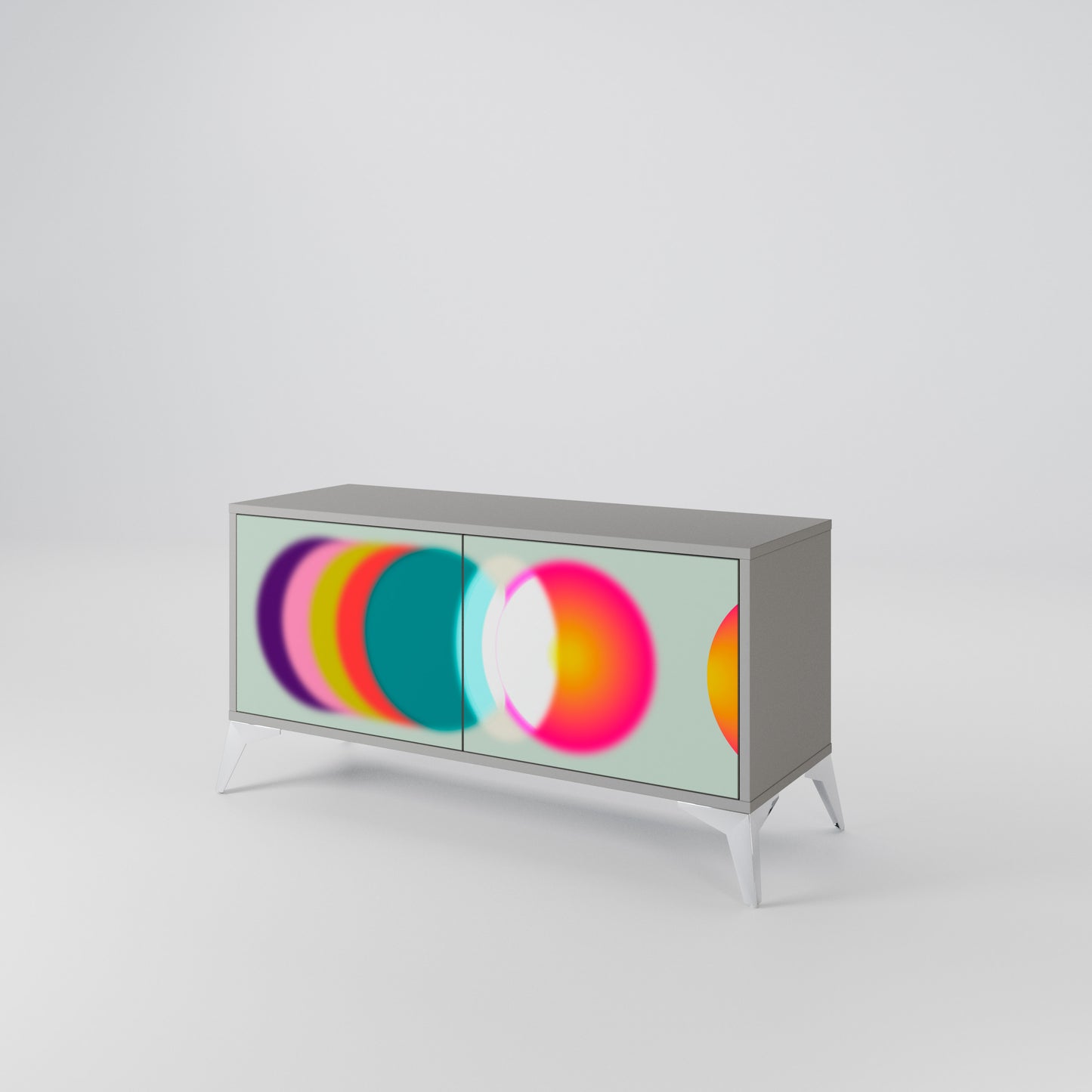 SYMPHONY OF COLORS Compact 2-Door TV Cabinet