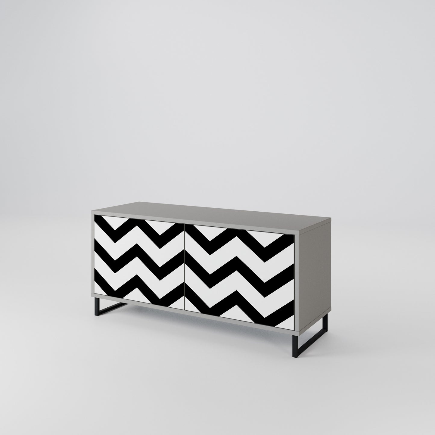 CLASSIC ZIG ZAG Mobile TV Compatto a 2 Ante