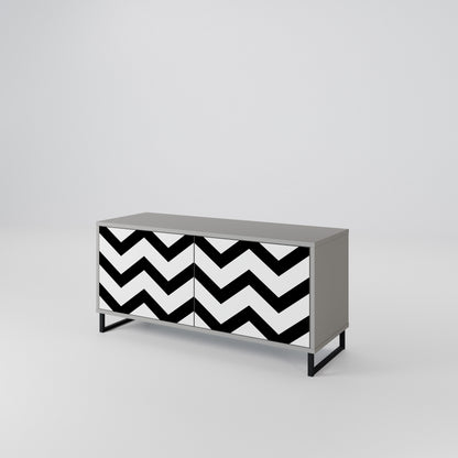 CLASSIC ZIG ZAG Mobile TV Compatto a 2 Ante