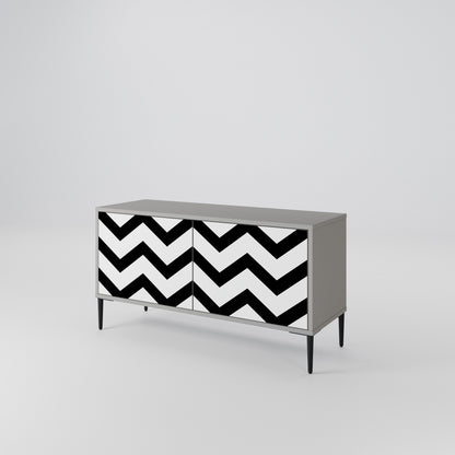 CLASSIC ZIG ZAG Mobile TV Compatto a 2 Ante