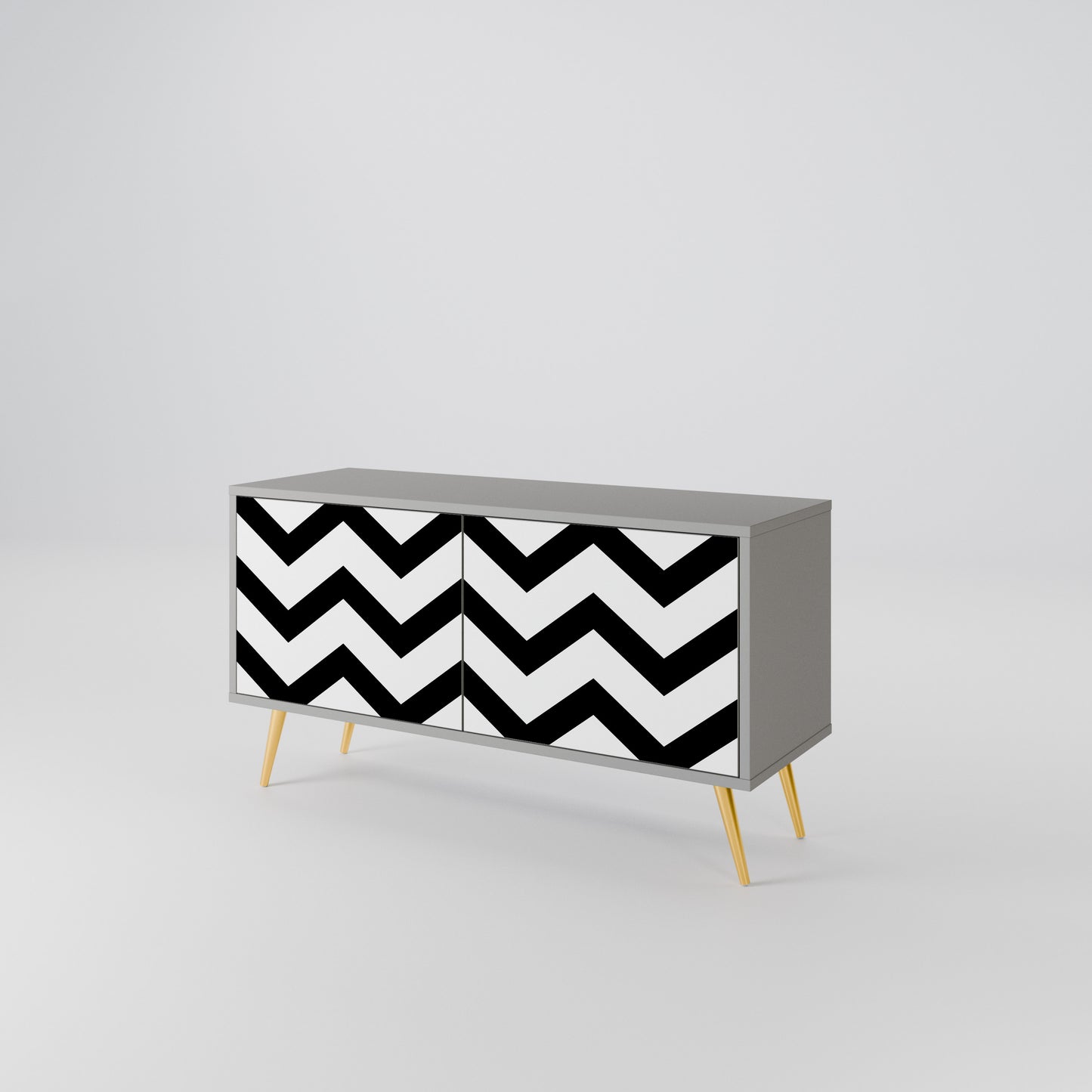 CLASSIC ZIG ZAG Mobile TV Compatto a 2 Ante