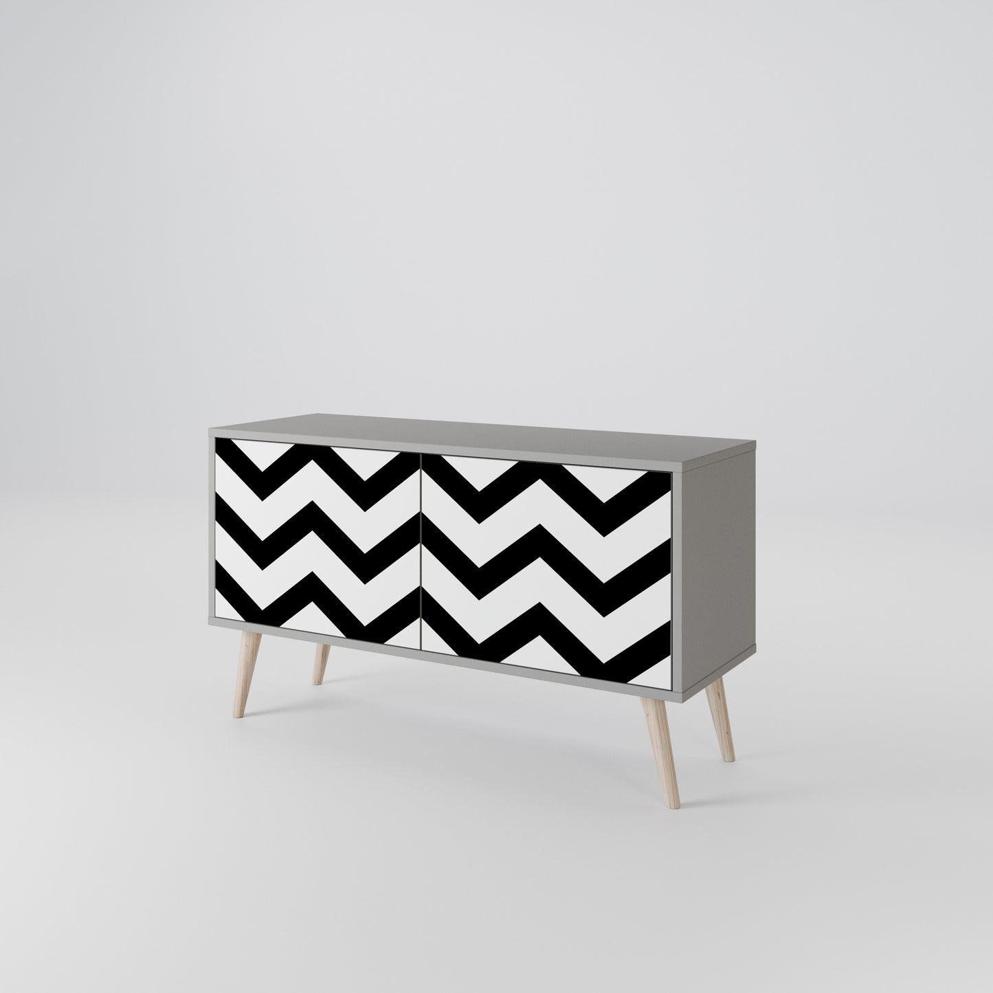 CLASSIC ZIG ZAG Mobile TV Compatto a 2 Ante