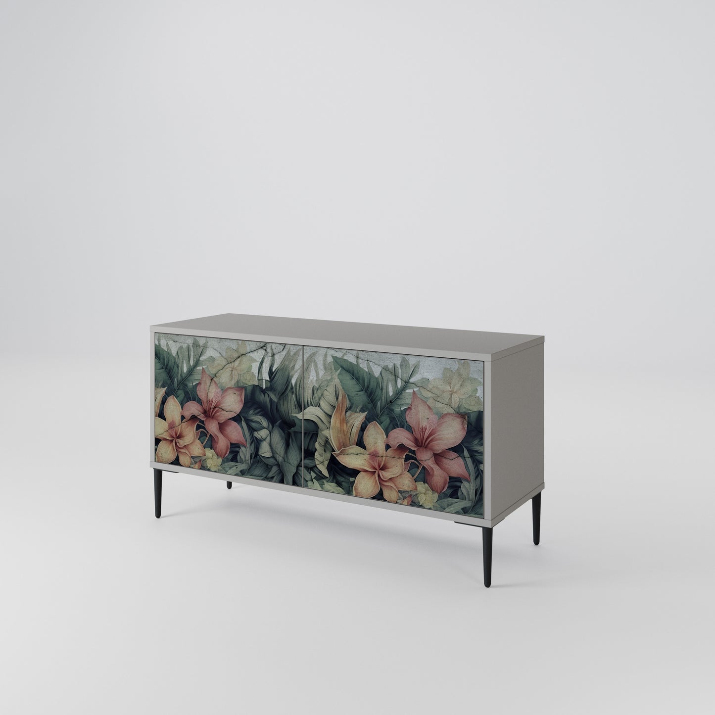 HEAVENLY BLOOM Compact 2-Door TV Cabinet