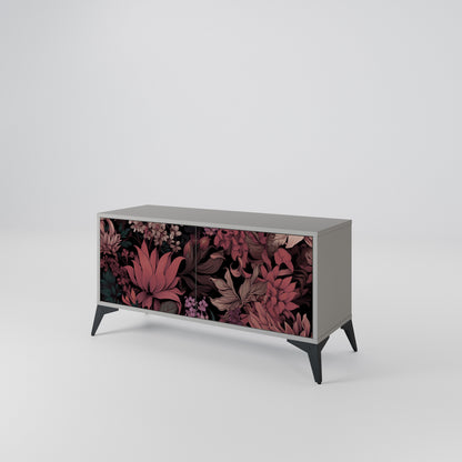 FLORAL WHISPER Mobile TV Compatto a 2 Ante
