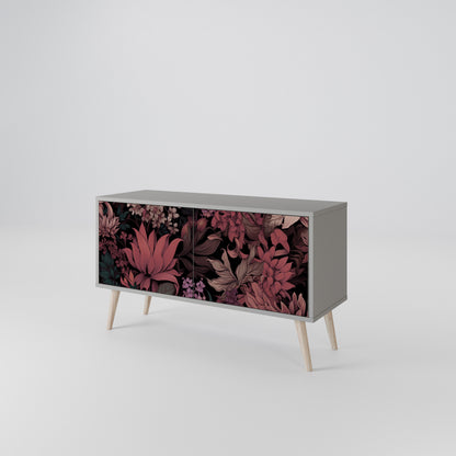 FLORAL WHISPER Mobile TV Compatto a 2 Ante