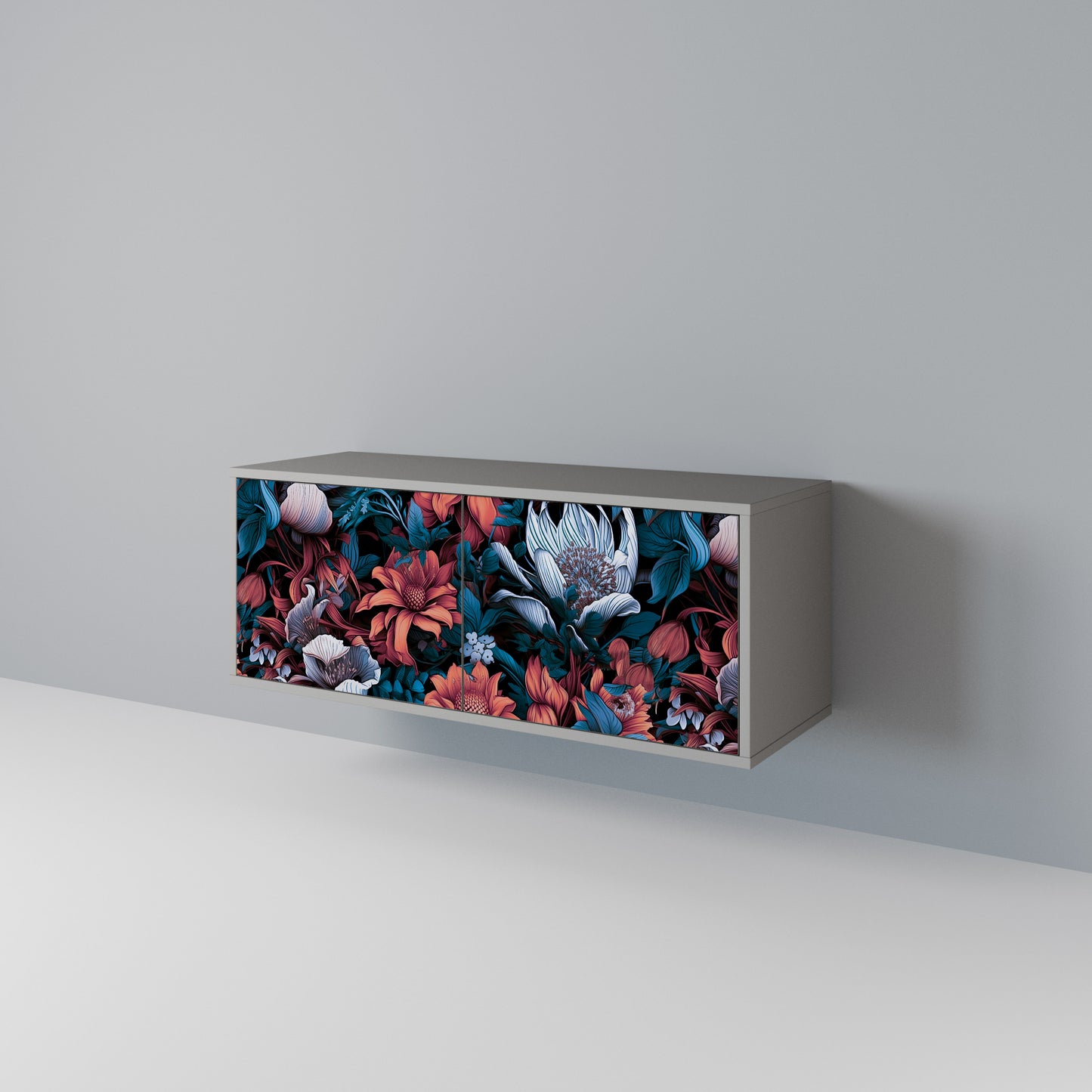ETHEREAL BLOSSOMS Mobile TV Compatto a 2 Ante