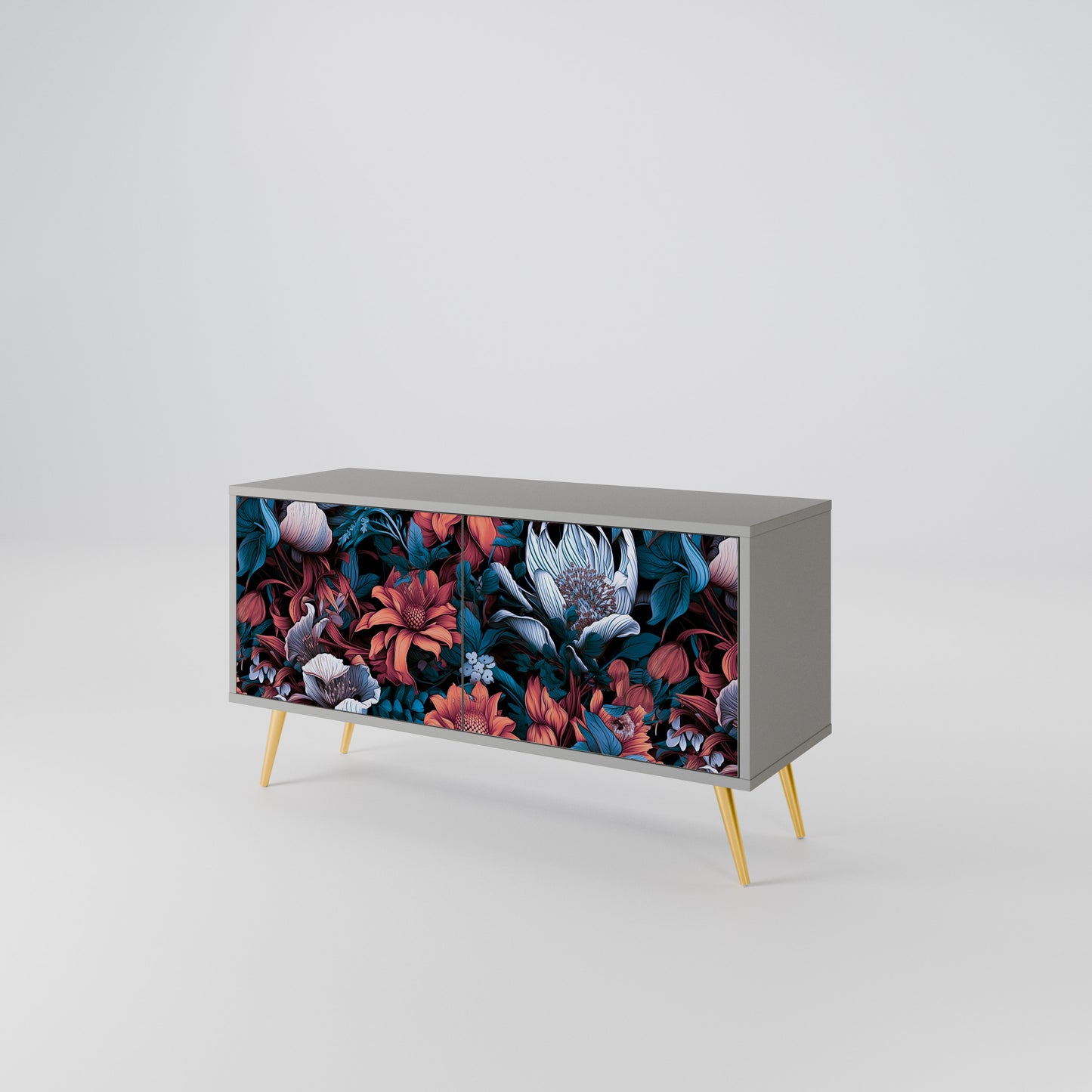 ETHEREAL BLOSSOMS Mobile TV Compatto a 2 Ante