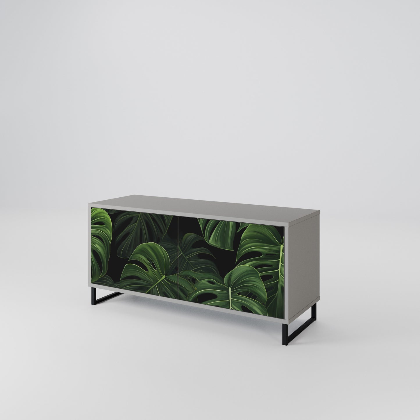 INFINITE MONSTERA Mobile TV Compatto a 2 Ante