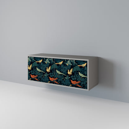 FOWL ORNAMENT Mobile TV Compatto a 2 Ante