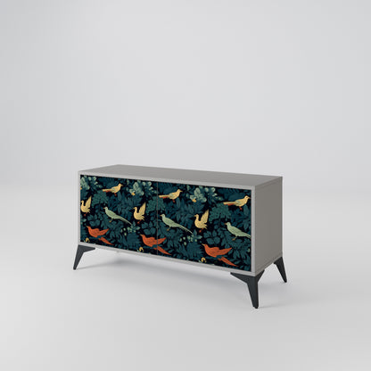 FOWL ORNAMENT Mobile TV Compatto a 2 Ante