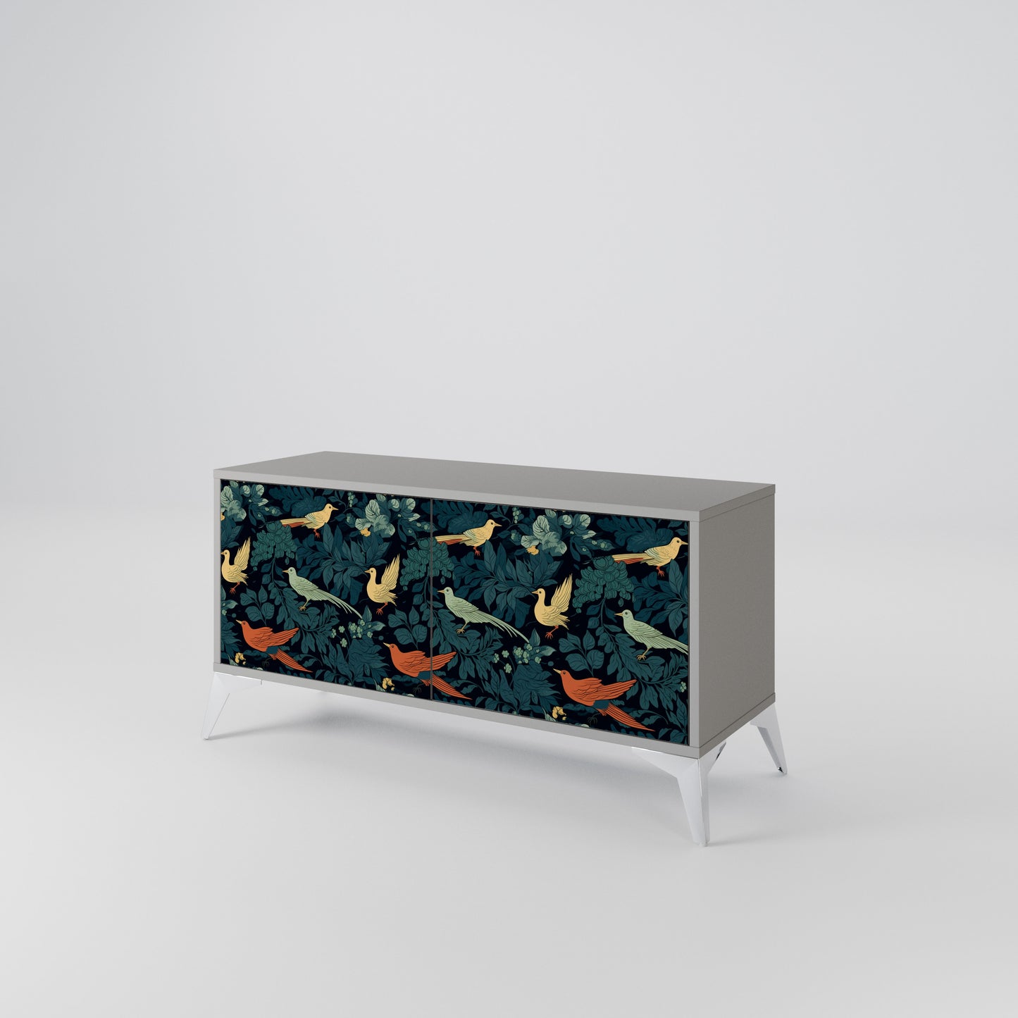 FOWL ORNAMENT Mobile TV Compatto a 2 Ante