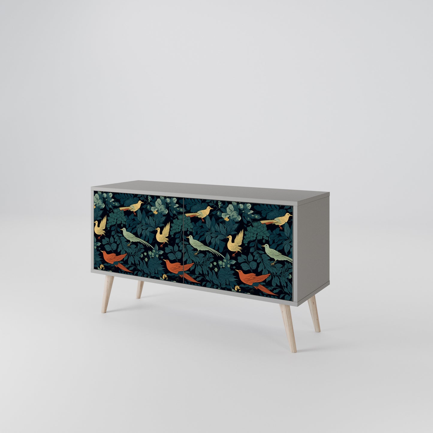 FOWL ORNAMENT Mobile TV Compatto a 2 Ante
