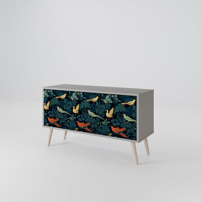 FOWL ORNAMENT Mobile TV Compatto a 2 Ante