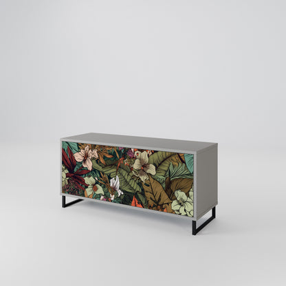 BOTANICAL EMERGENCE Mobile TV Compatto a 2 Ante