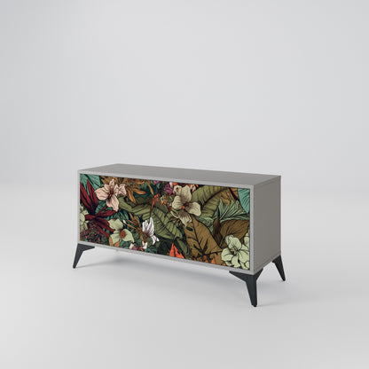 BOTANICAL EMERGENCE Mobile TV Compatto a 2 Ante