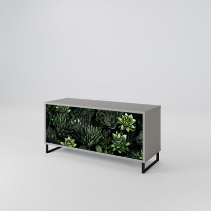 SUCCULENT JUNGLE Mobile TV Compatto a 2 Ante