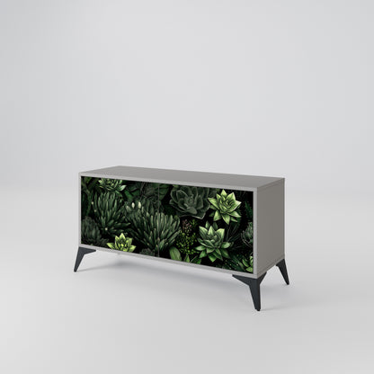 SUCCULENT JUNGLE Mobile TV Compatto a 2 Ante