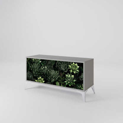 SUCCULENT JUNGLE Mobile TV Compatto a 2 Ante