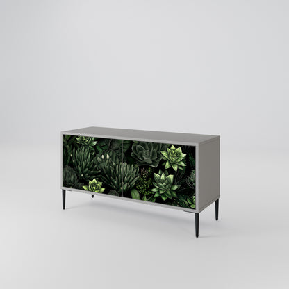 SUCCULENT JUNGLE Mobile TV Compatto a 2 Ante