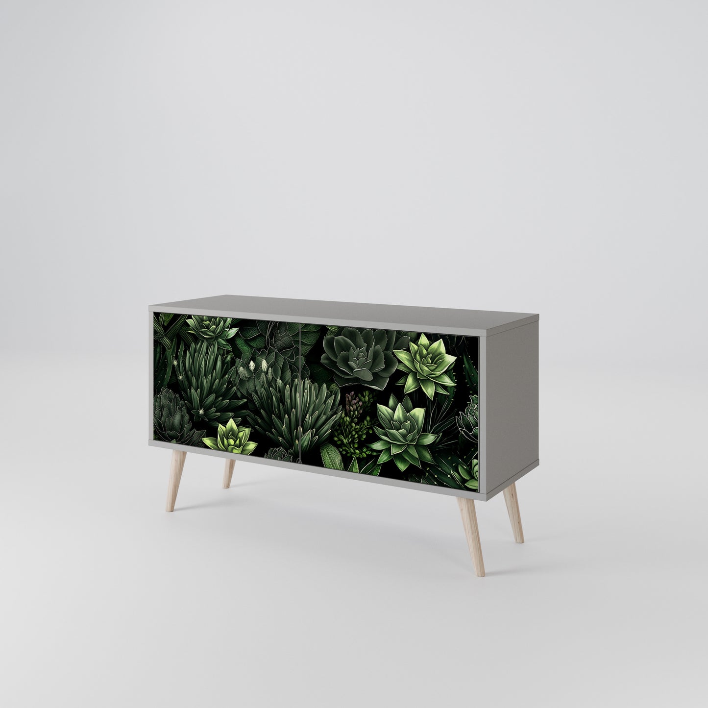 SUCCULENT JUNGLE Mobile TV Compatto a 2 Ante