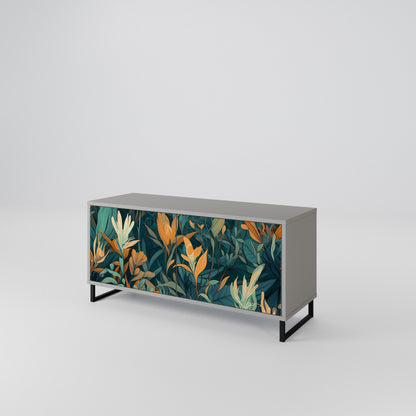 FLORAL SERENITY Mobile TV Compatto a 2 Ante