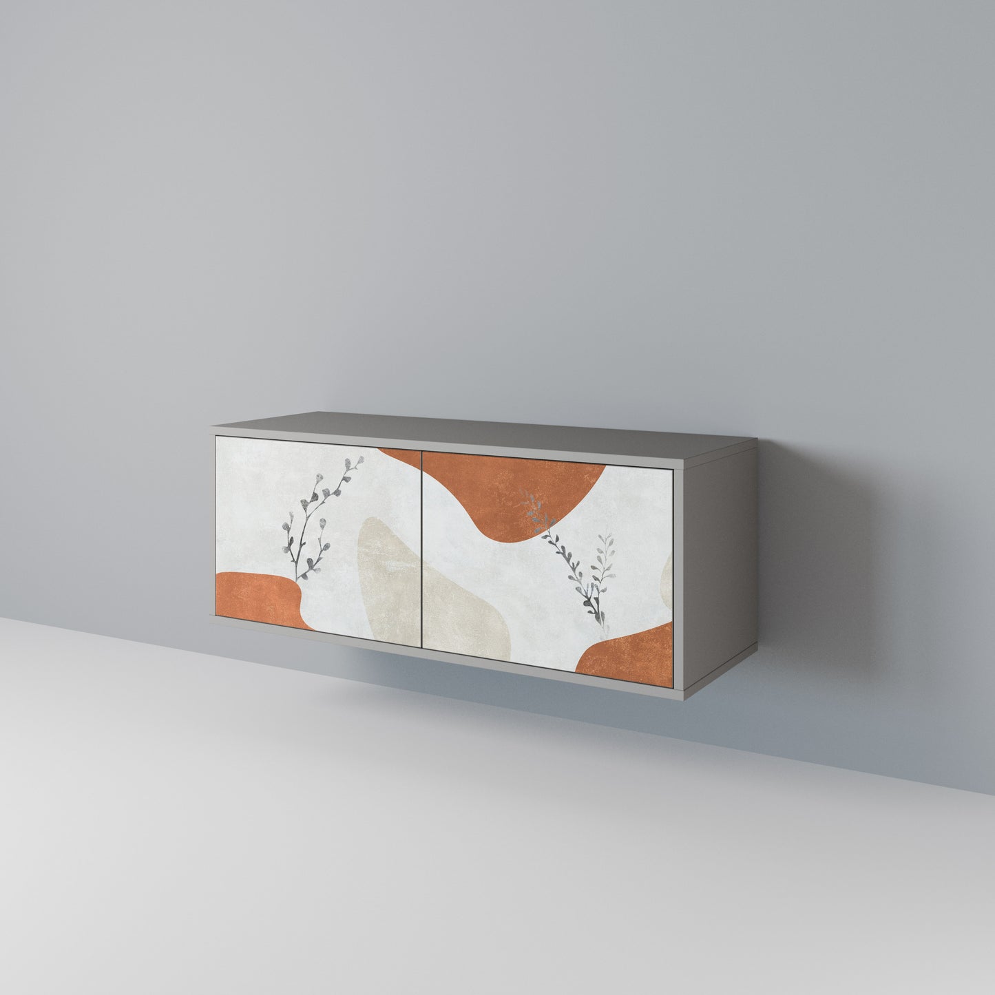 TRANQUIL TWIG Compact 2-Door TV Cabinet