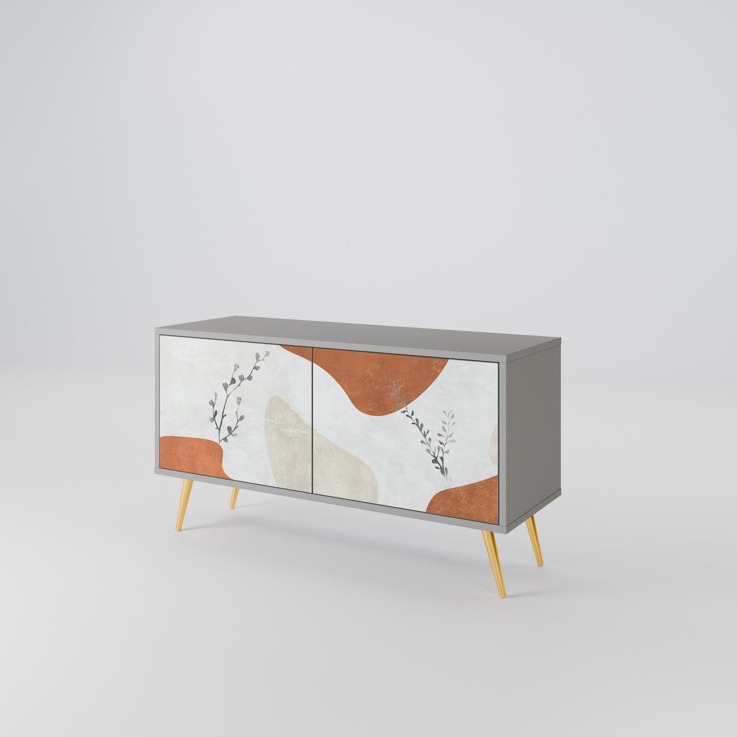 TRANQUIL TWIG Compact 2-Door TV Cabinet