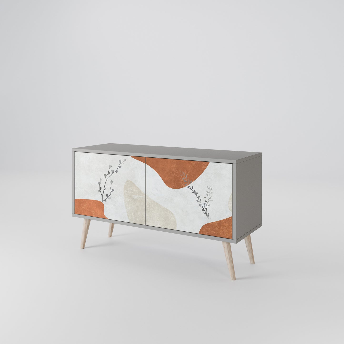 TRANQUIL TWIG Compact 2-Door TV Cabinet