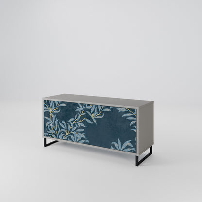 BLUE LEAVES Mobile TV Compatto a 2 Ante