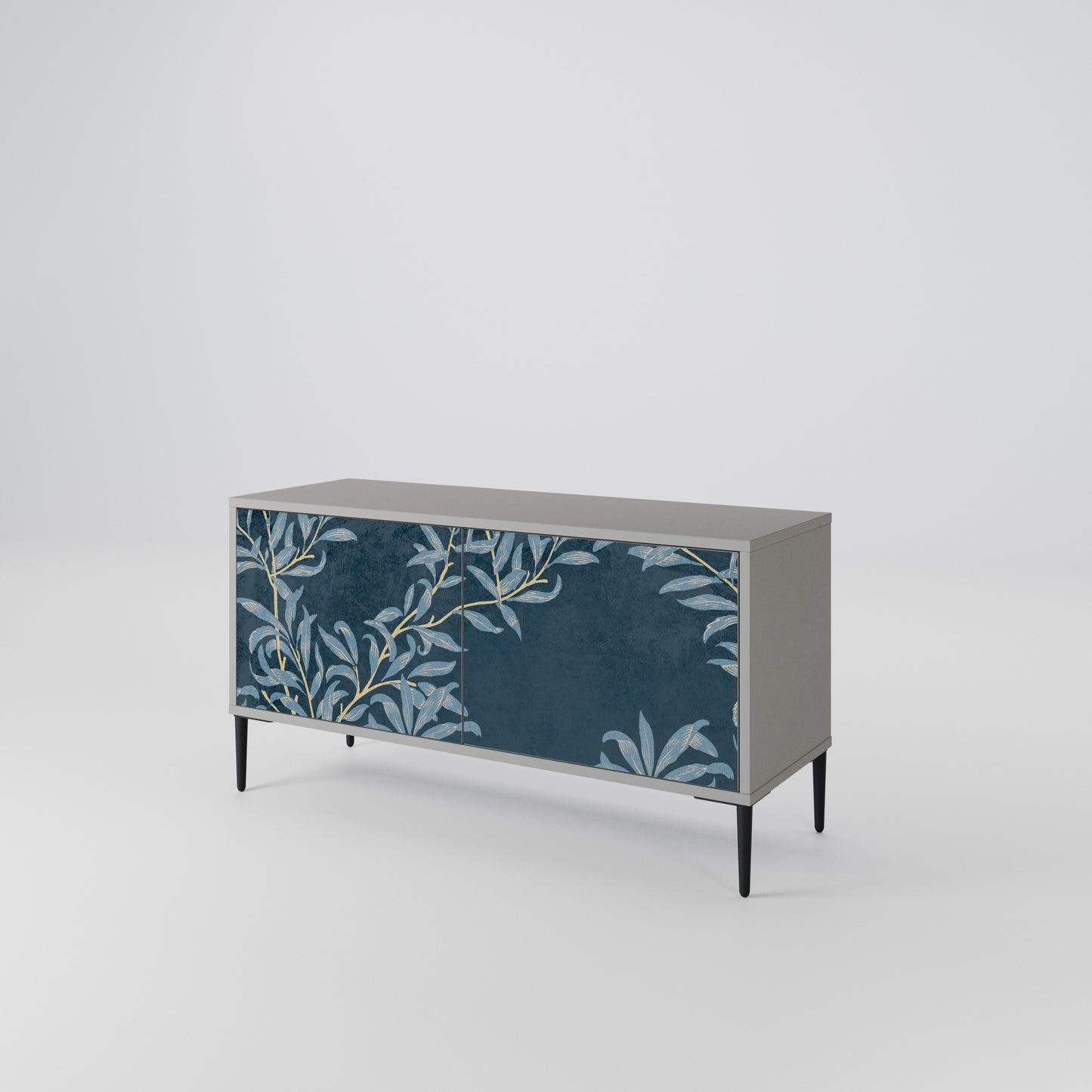BLUE LEAVES Mobile TV Compatto a 2 Ante