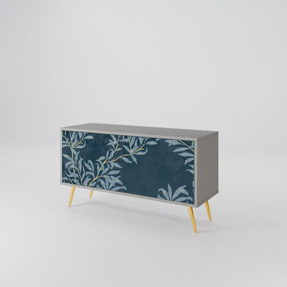 BLUE LEAVES Mobile TV Compatto a 2 Ante