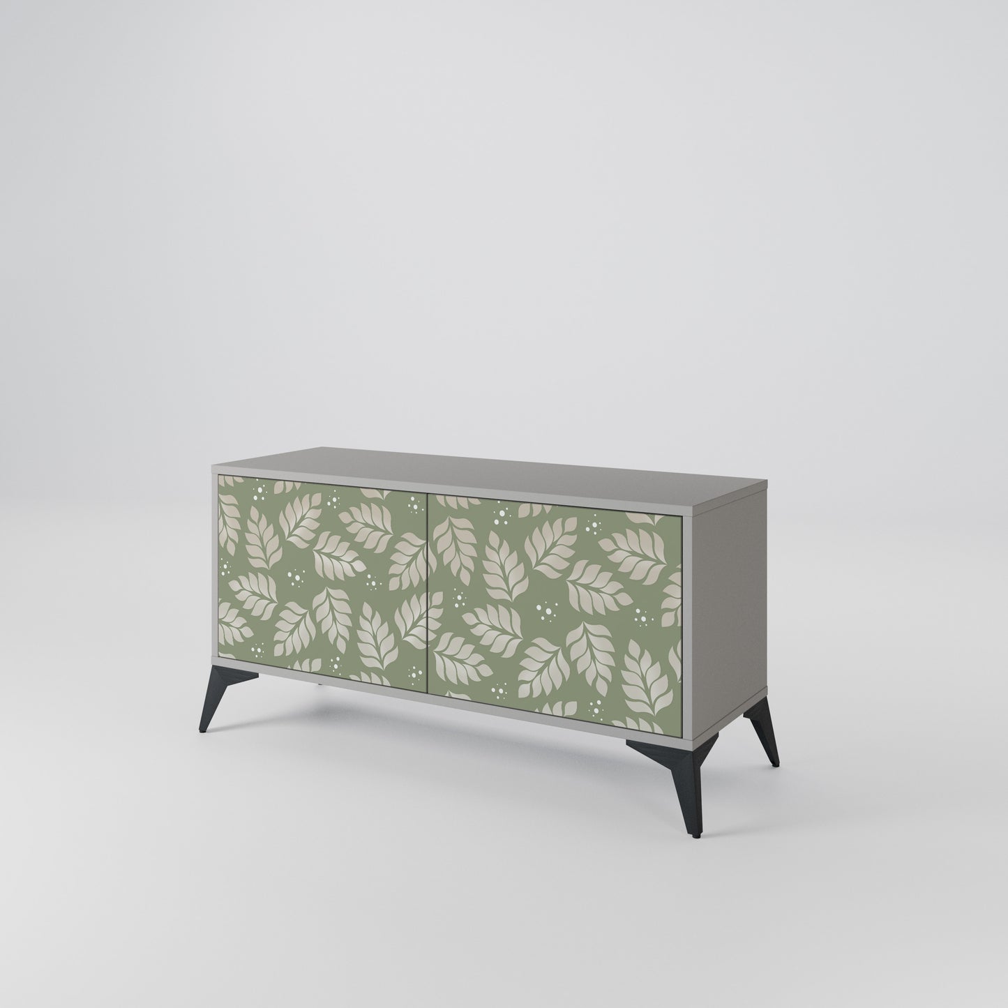LEAVES ON GREEN Mobile TV Compatto a 2 Ante