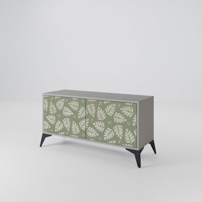 LEAVES ON GREEN Mobile TV Compatto a 2 Ante