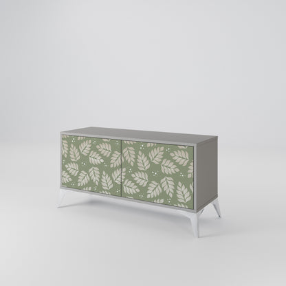 LEAVES ON GREEN Mobile TV Compatto a 2 Ante