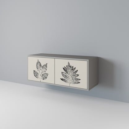 LEAFY STAMPS Mobile TV Compatto a 2 Ante