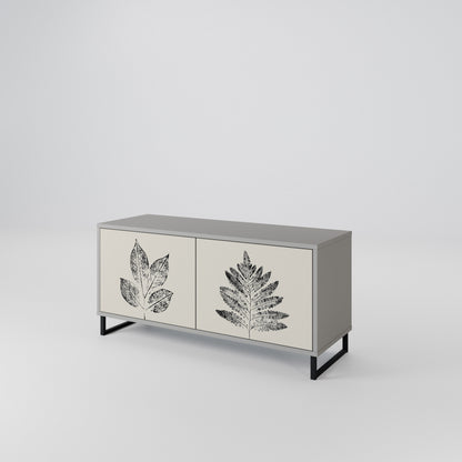 LEAFY STAMPS Mobile TV Compatto a 2 Ante