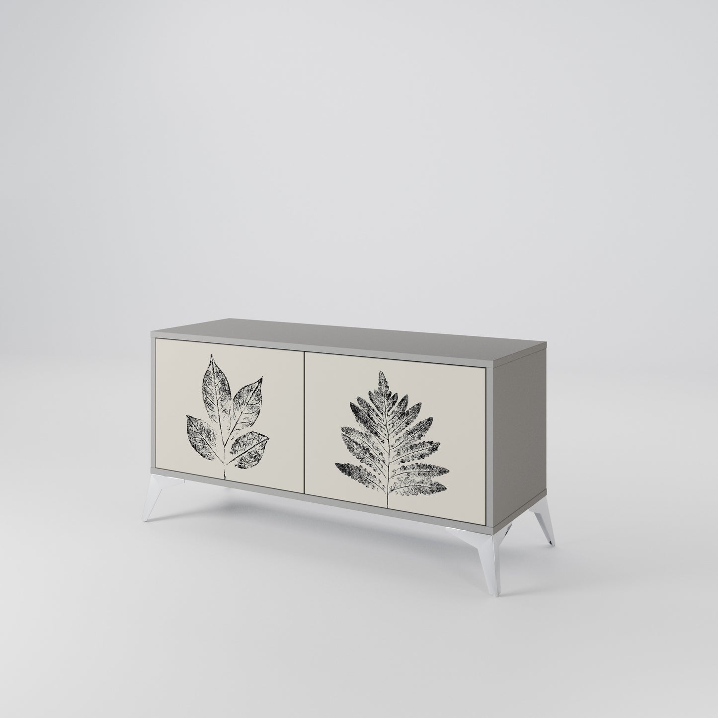 LEAFY STAMPS Mobile TV Compatto a 2 Ante