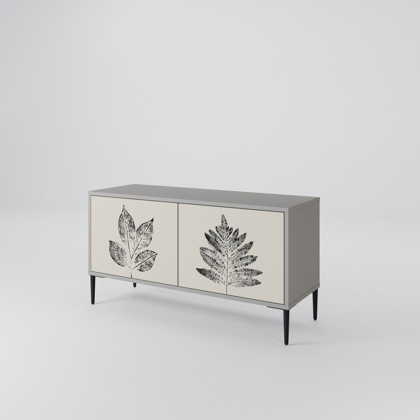 LEAFY STAMPS Mobile TV Compatto a 2 Ante