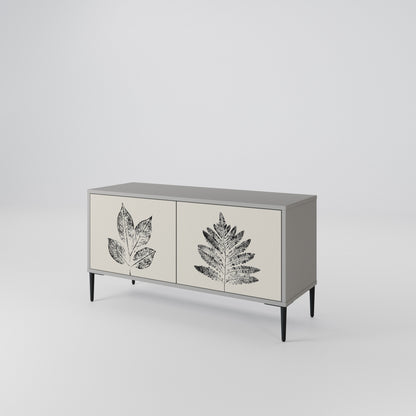LEAFY STAMPS Mobile TV Compatto a 2 Ante