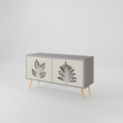 LEAFY STAMPS Mobile TV Compatto a 2 Ante